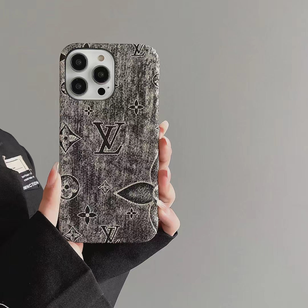 Precise Fit - LV Chic Phone Case for iPhone Ports and Buttons