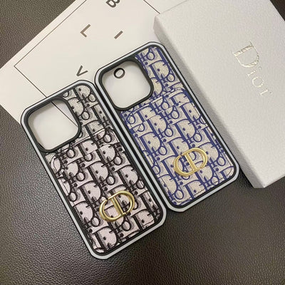 Stylish Dior iPhone Cover with Card Holder Slot