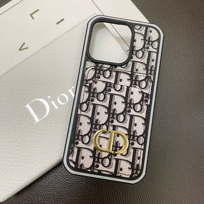 Luxury Dior iPhone Accessory with Chic Card Holder Design