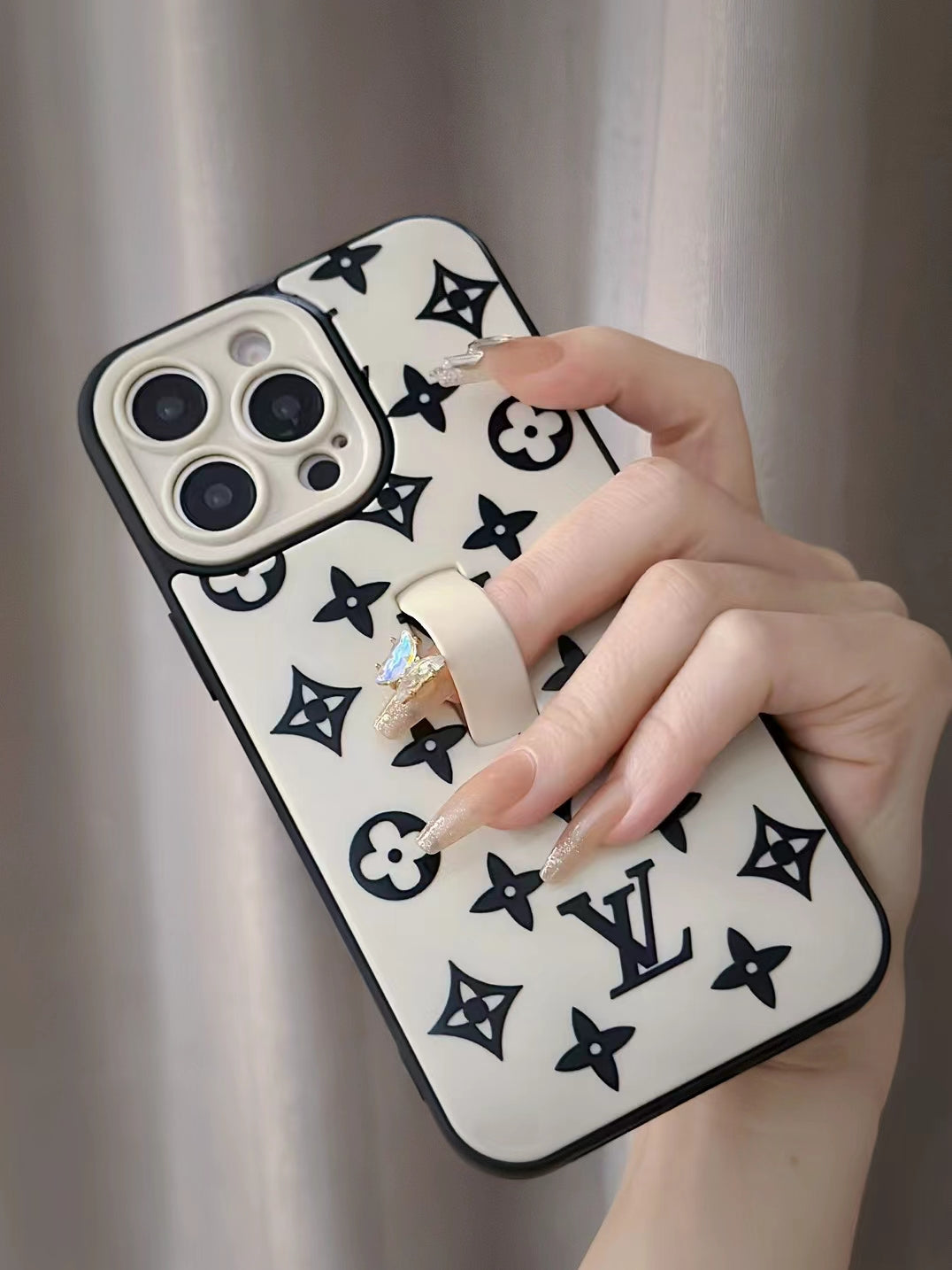 Chic LV-Inspired Color Monogram iPhone Case Collection