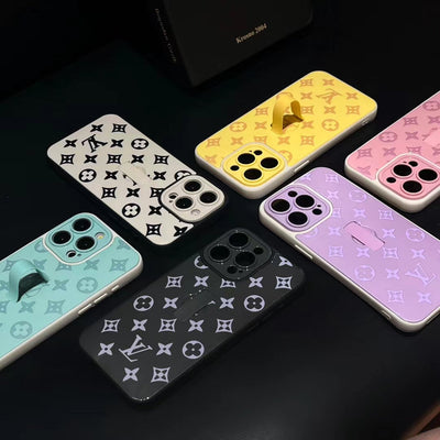 Chic LV-Inspired Color Monogram iPhone Case Collection