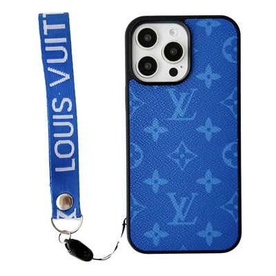 LV Monogram Colorful Strap iPhone Case Collection