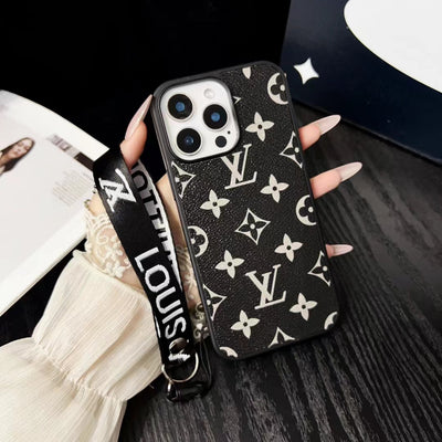 LV Monogram Colorful Strap iPhone Case Collection