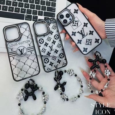 Clear Monogram iPhone Case Collection with Charm Bracelet