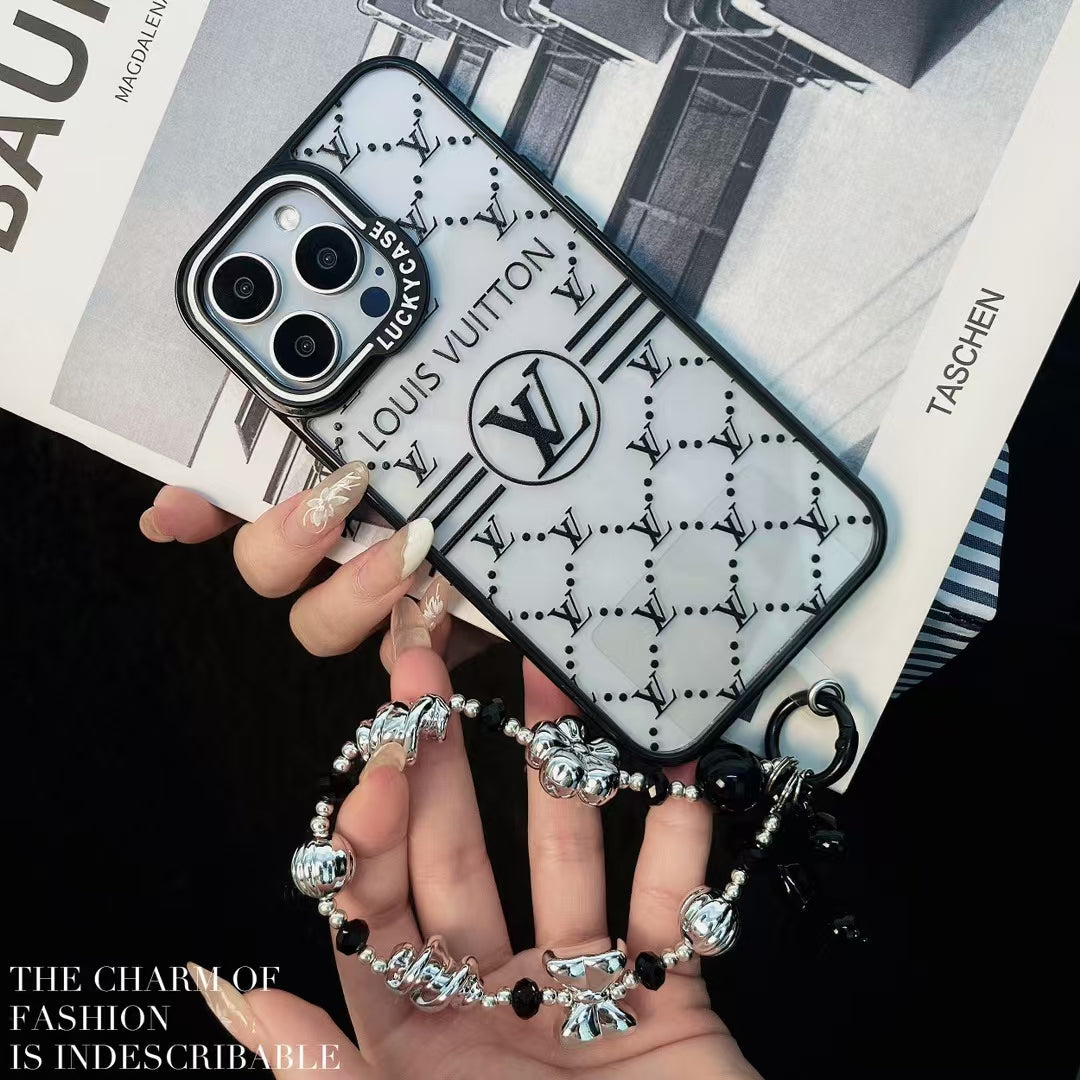 Clear Monogram iPhone Case Collection with Charm Bracelet