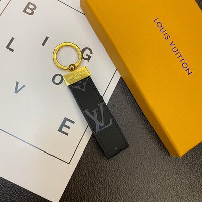 Luxury LV Monogram Keychain Collection – Classic Colors with Gold Hardware