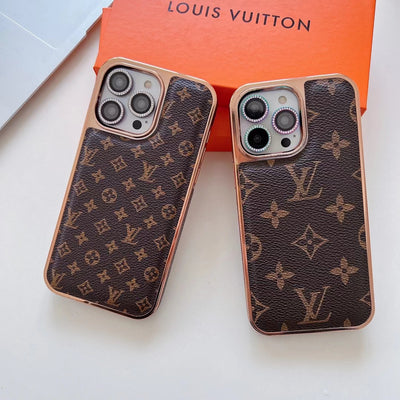 Chic LV Monogram iPhone Case – Premium Luxury Style