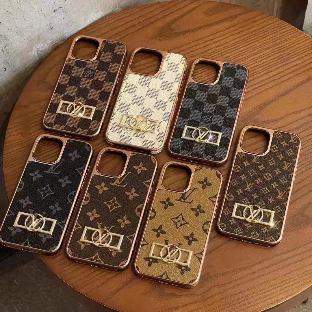 Luxury LV-Inspired Monogram iPhone Case Collection