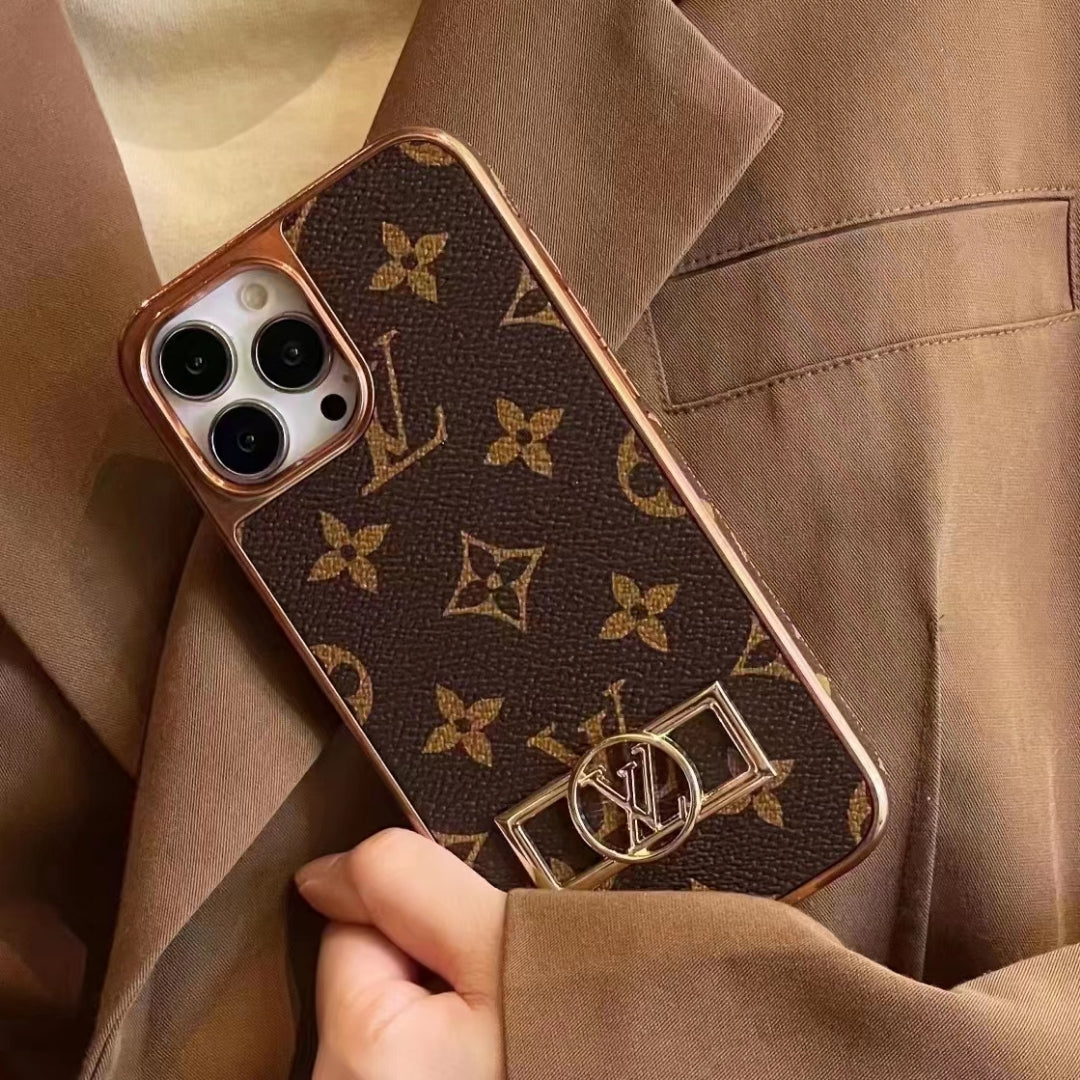 Luxury LV-Inspired Monogram iPhone Case Collection