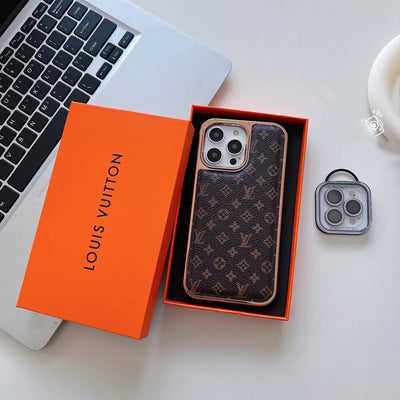 Chic LV Monogram iPhone Case – Premium Luxury Style