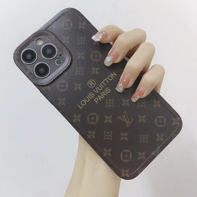 Chic Luxury LV Monogram Lady iPhone Case