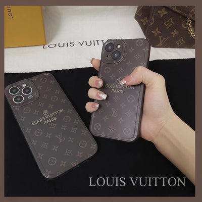 Chic Luxury LV Monogram Lady iPhone Case