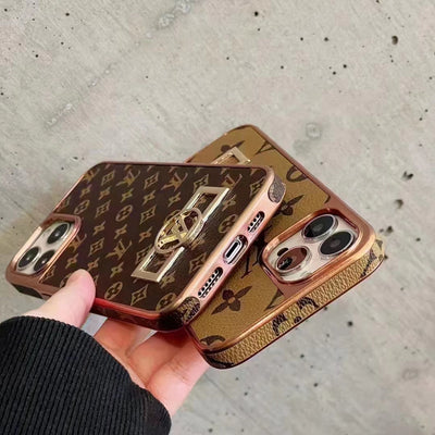 Luxury LV-Inspired Monogram iPhone Case Collection