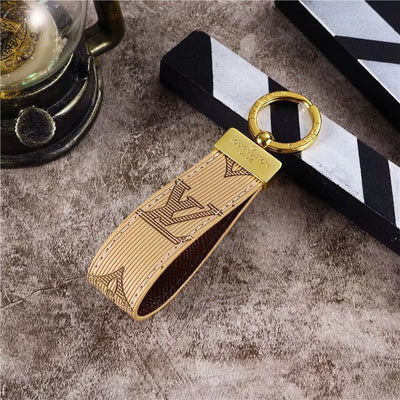 Luxury LV Monogram Keychain Collection – Vibrant Colors with Elegant Gold Hardware