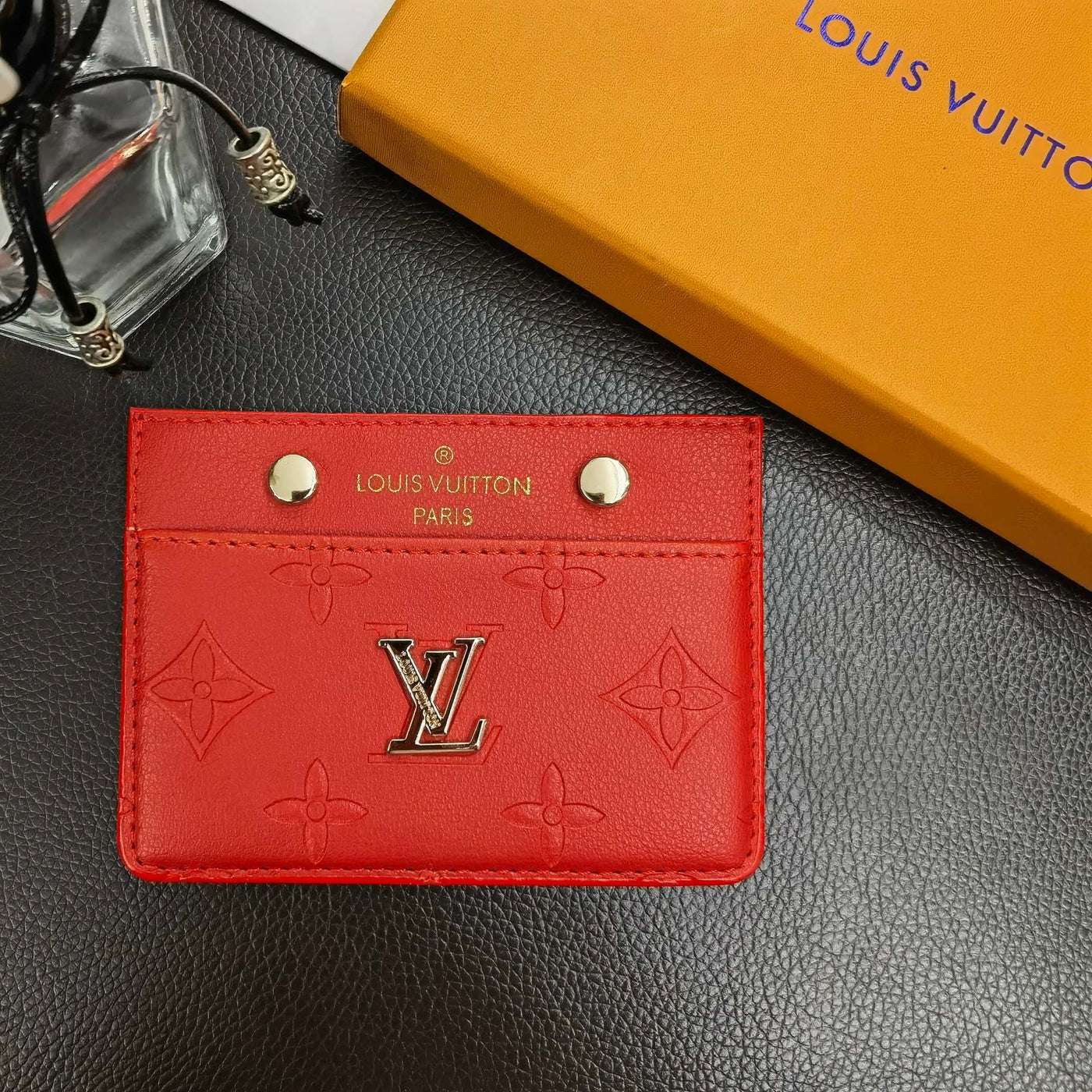 Luxurious LV Card Holder Wallet - Side View