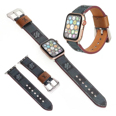 Woman wearing Louis Vuitton Chic Apple Watch Band Strap