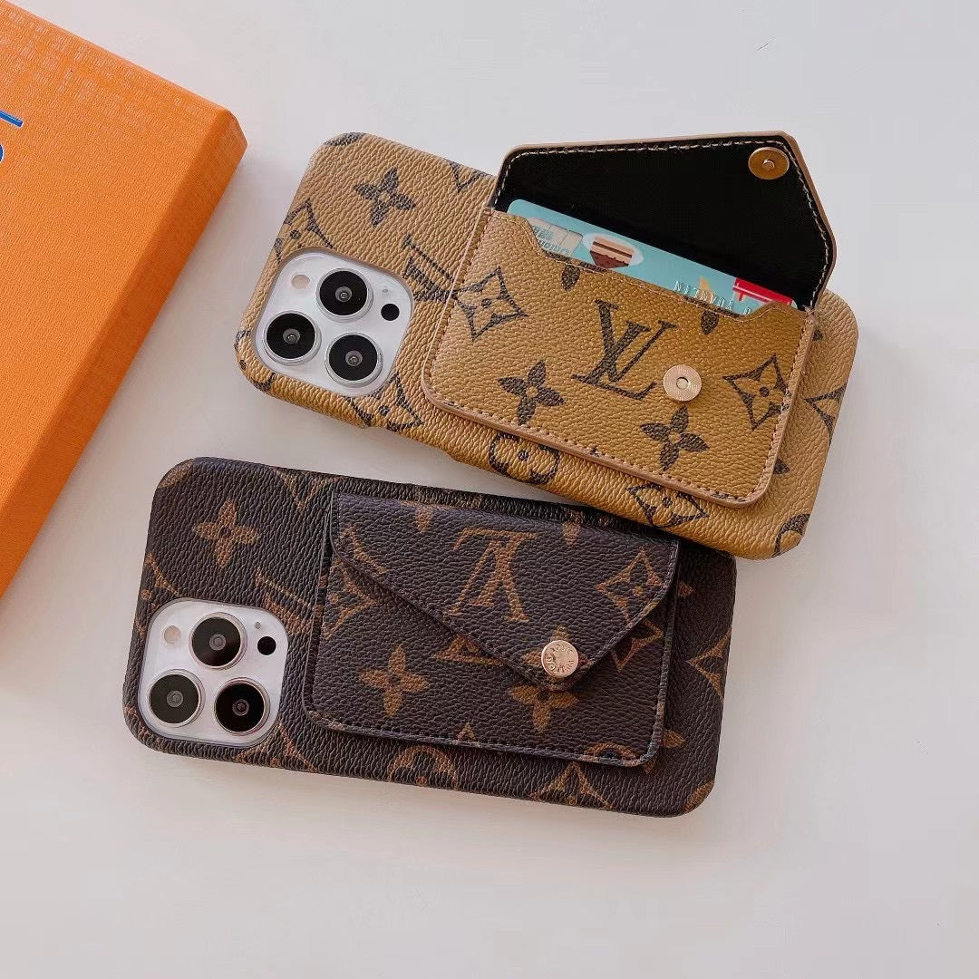 Luxurious LV Monogram Canvas Card Holder Detail