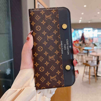 LV & GG iPhone Case: Sleek Design with Integrated Card Holder