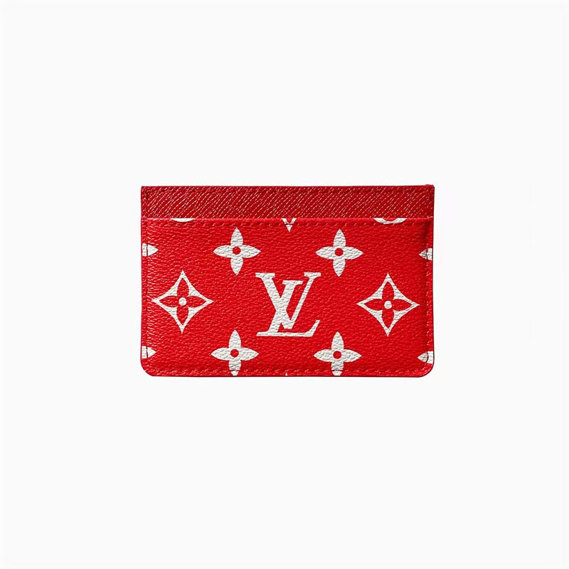 Slim LV Wallet - showcasing luxury materials