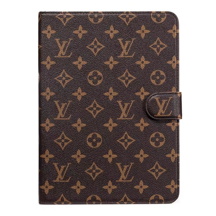 Trendy Luxury LV Monogram iPad Case with Card Holder