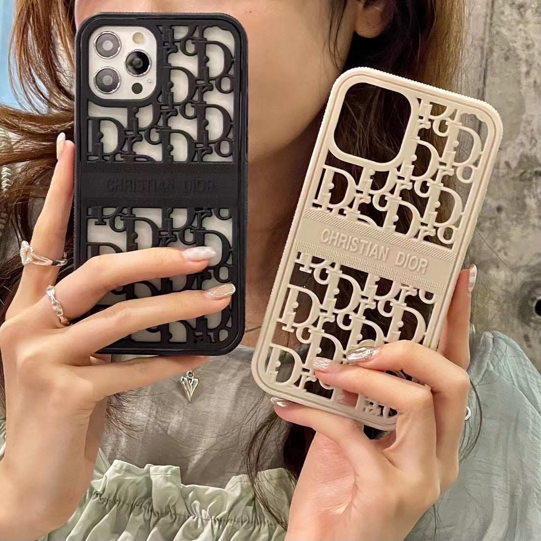 3D Luxury CD Embossed iPhone Case