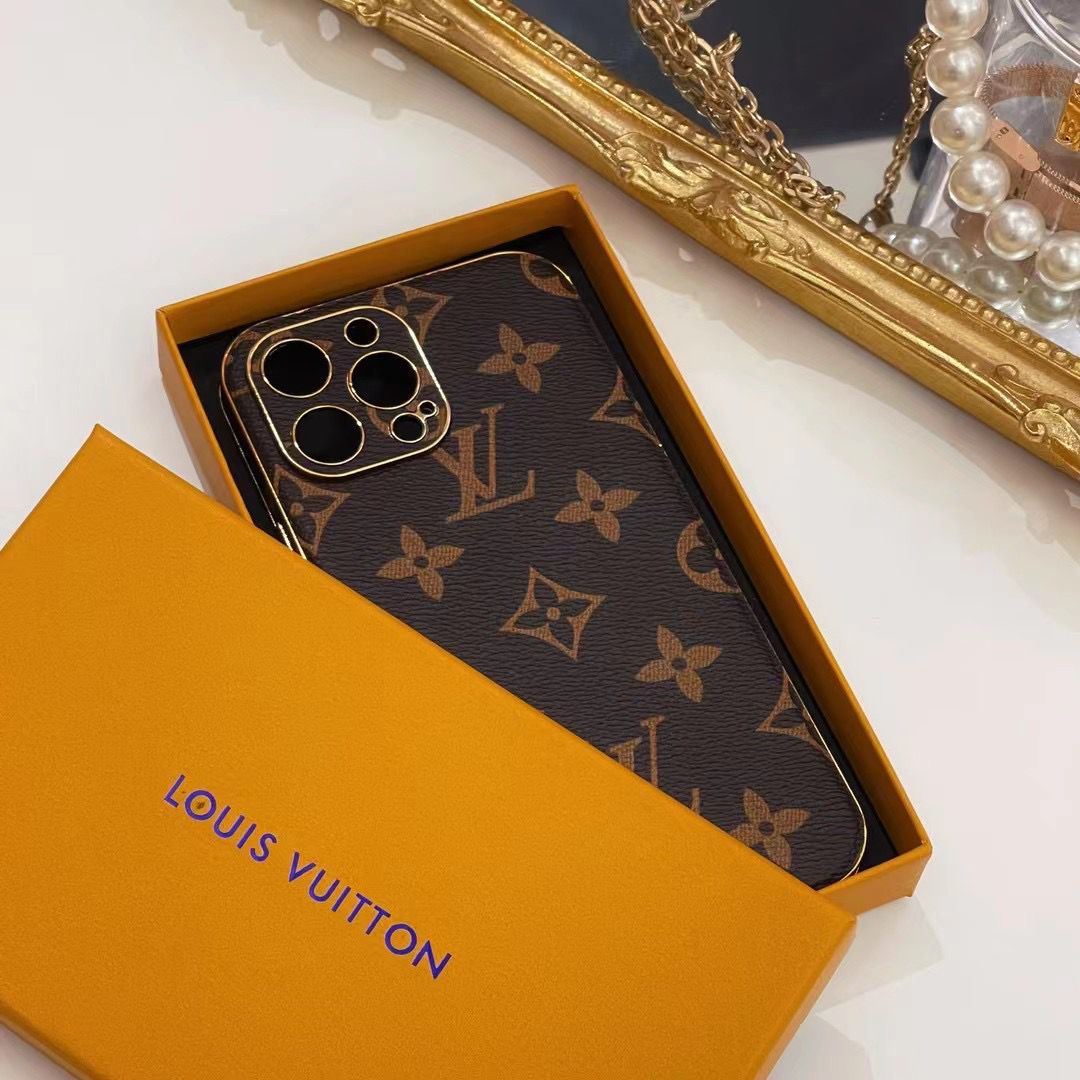 Elegant LV Monogram iPhone Case - Timeless Style