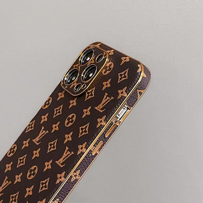 Luxury iPhone Case with LV Monogram - Fashionable Protection