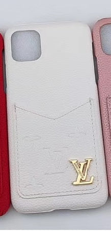 Classic LV iPhone Case with Built-In Card Pocket