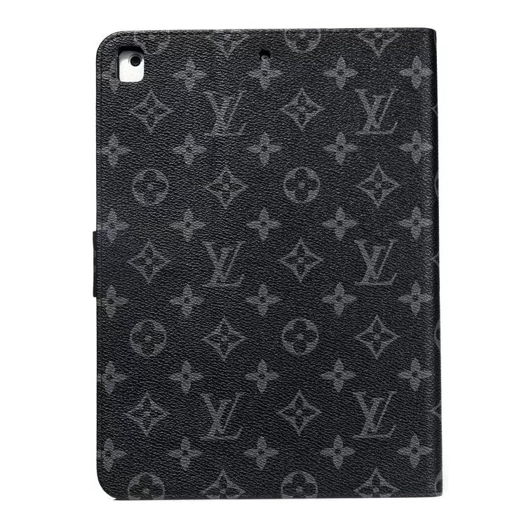 Trendy Luxury LV Monogram iPad Case with Card Holder