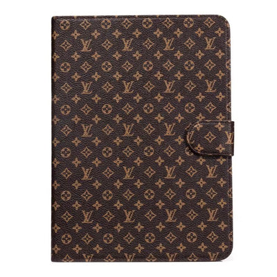 Trendy Luxury LV Monogram iPad Case with Card Holder